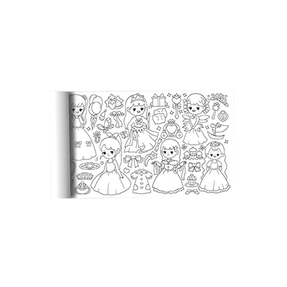 Amazon.co.jp: 子供のパーティー用品の塗り絵ロール妖精